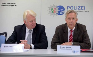 OB Ullrich Sierau und Polizeipräsident Gregor Lange.