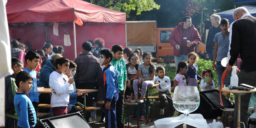Erstmals fand das Familien- und Spielfest an der Düppelstraße statt. Fotos: Wolf-Dieter Blank