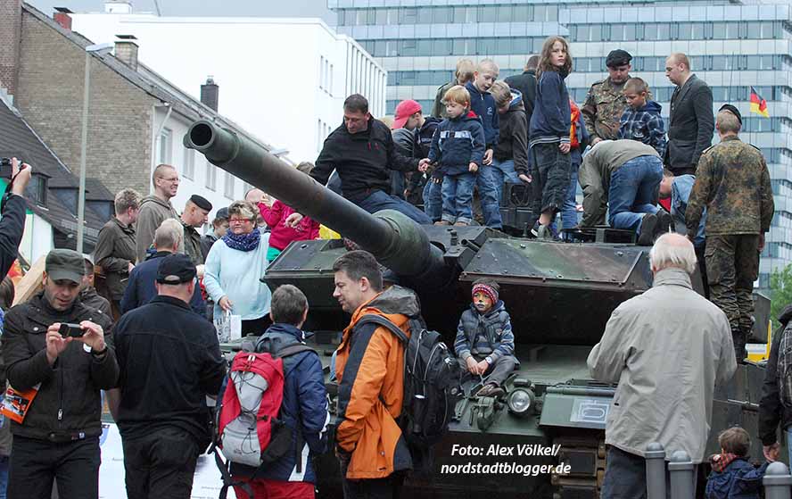 Die Bundeswehr war auch bei den vom Land organisierten NRW-Tagen präsent. Archivbild: A. Völkel