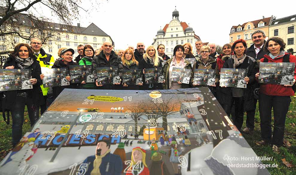 24 Tage bis Weihnachten sind es noch nicht, aber alle Beteiligten freuen sich schon auf den aktuellen "Adventskalender Borsigplatz", den es jetzt schon kostenlos im  Quartiersbüro, Borsigplatz 1, gibt. Am 28. November ist die Weihnachtsfeier des Gewerbevereins Borsigplatz der Auftakt zum Adventskalender. 24 Veranstaltungen finden sich hinter den Türchen.