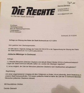 Die Rechte - Anfrage