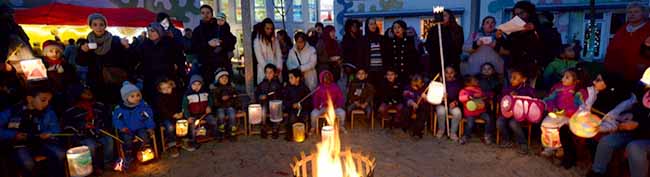 Laternenfest im Familienzentrum Eberstraße