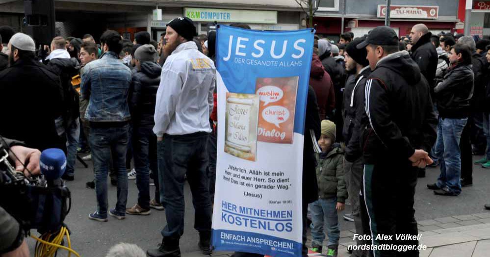 Salafisten-Demonstration in Dortmund