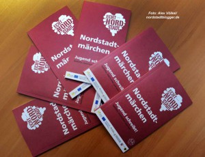 Eigene Texte und Fotos in Buchformat - und Informationen zu Projekten gibt es  im selbst geschriebenen Büchlein „Nordstadtmärchen“.