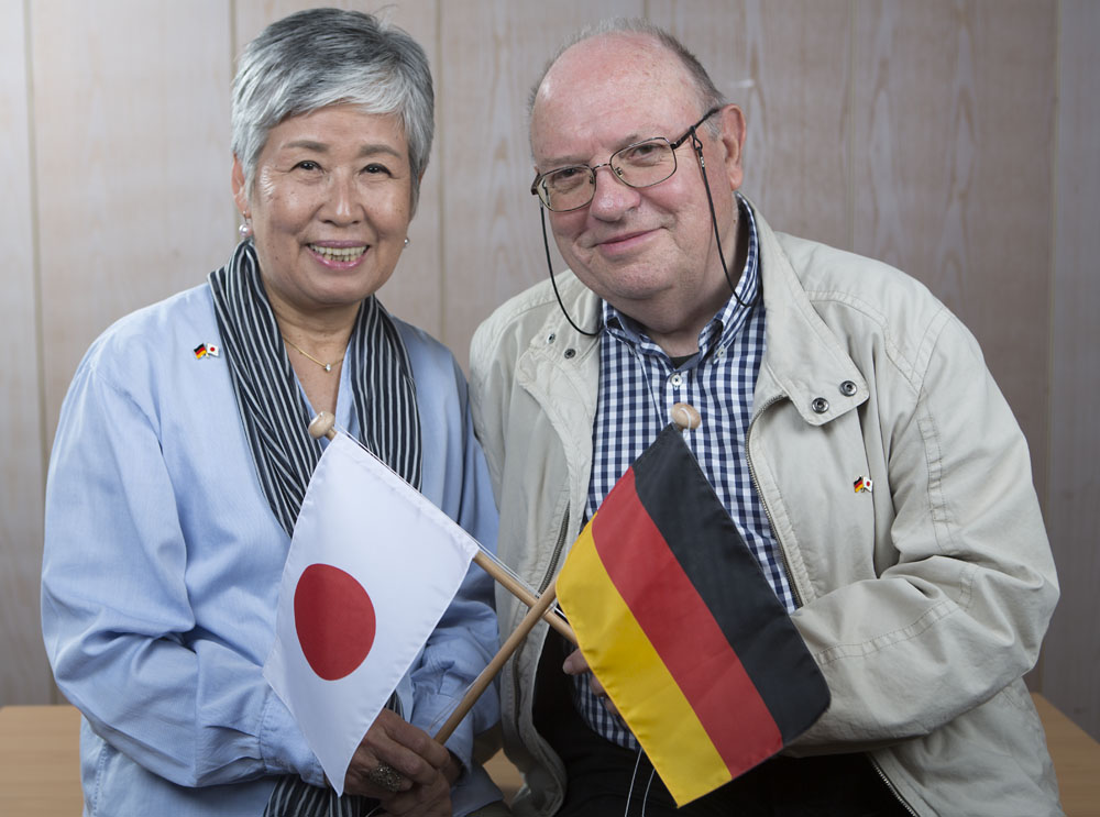Deutsch - Japanische Gesellschaft, Yoko und Horst Schlütermann. AGNRW