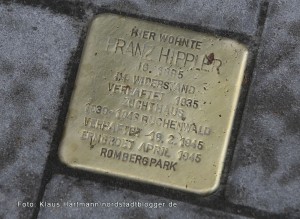 Stolpersteine, Erinnerung an die Ermordeten im Nationalsozialismus wurden in der Nordstadt verlegt