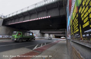 Unterführung Brinkhoffstraße bekommt Farbe. Im Januar soll es mit der Gestaltung der Nordwestpassage losgehen