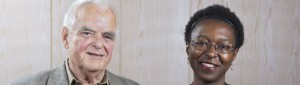 Dt. Afrikanische Gesellschaft; Dr. Klaus Gelmroth und Veye Tatah; Africa Positiv; AGNRW; Auslandsgesellschaft