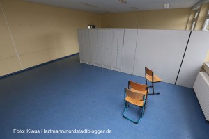 In Eving wurde der Bevölkerung die Flüchtlingsunterkunft in der ehemaligen Hauptschule vorgestellt. Klassenräume werden für die Flüchtlinge eingerichtet