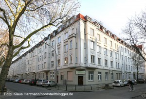 Blickfang Schüchtermanncarree, Wohnqualität lockt Mieter in die Nordstadt. Ecke Alsen- Schüchtermannstraße