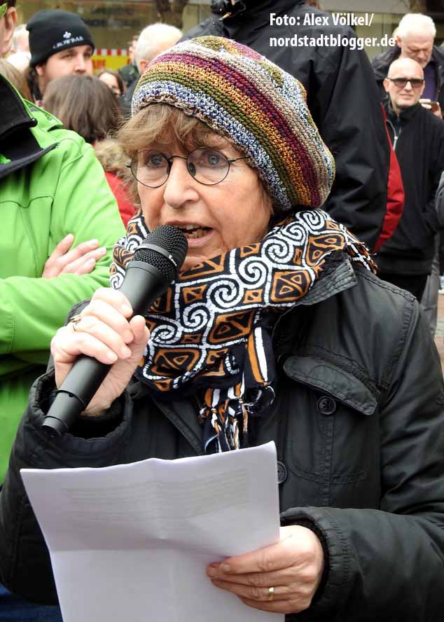 Ulla Richter vom Bündnis gegen Rechts.