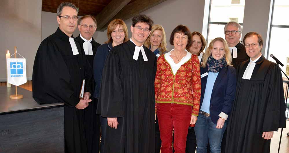 Mit einem Gottesdienst wurde der Generationenwechsel bei der Diakonie begangen.