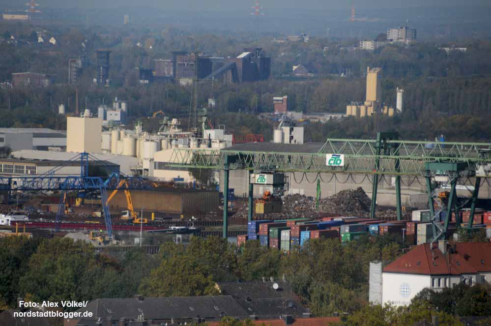 Dortmunder Hafen, Nordstadt  und Kokerei  Hansa Huckarde