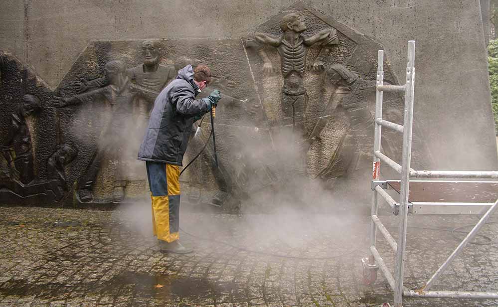 Das Mahnmal in der Bittermark ist restauriert worden. Foto: Stadt Do