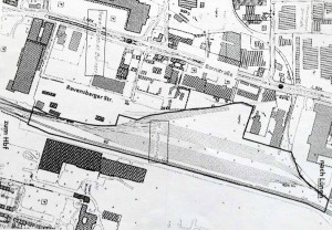 Auf der Brachflächen Nord-östlich der Ravensburger Straße soll das Werk errichtet werden.