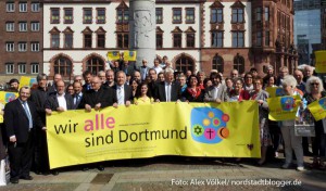 Die Stadt Dortmund und die großen Religionsgemeinschaften haben gemeinsam die Kampagne „Wir ALLE sind Dortmund“ gestartet.