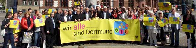 Die Stadt Dortmund und die großen Religionsgemeinschaften haben gemeinsam die Kampagne „Wir ALLE sind Dortmund“ gestartet.