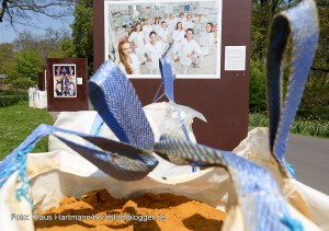 Aufstellungsarbeiten der Ausstellung Wir: Echt Nordstadt sind beendet. Die Ausstellung ist jetzt im Fredenbaum zu sehen