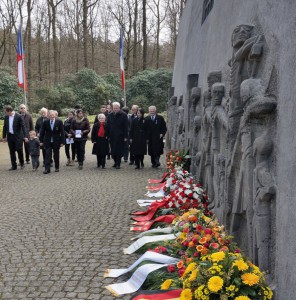 Gedenkfeier für die Karfreitagsmorde in der Bittermark. Foto: Helmut Vossgraff