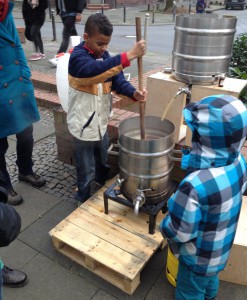 Die Schwarzbräu-Aktion ist abgeschlossen - nun steht die Verkostung an.