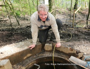 Überschwemmung in Brügmanns Hölzchen im Hoeschpark ist beseitigt. Hendrik Berndsen