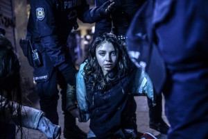 Bulent Kilic, Turkey, Agence France-Presse Girl wounded during clashes between riot police and protestors, Istanbul, 12 March