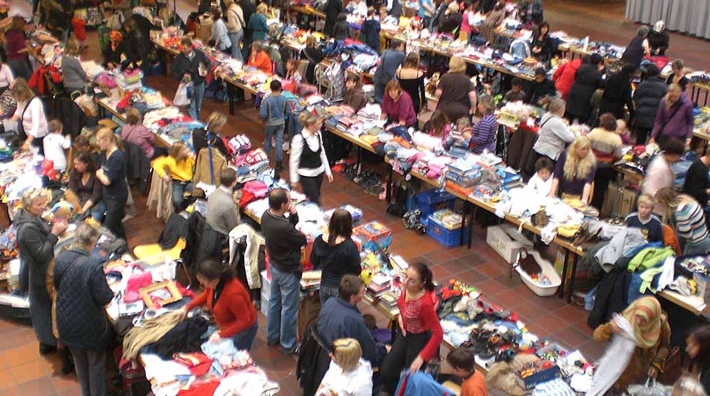 Im DKH findet wieder ein Flohmarkt für Kinderkleidung und Spielzeug statt. Foto: DKH