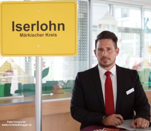 Kai Bernhagen beriet im Namen der Agentur für Arbeit Iserlohn Bewerber aus Dortmund über Stellen in seiner Region.