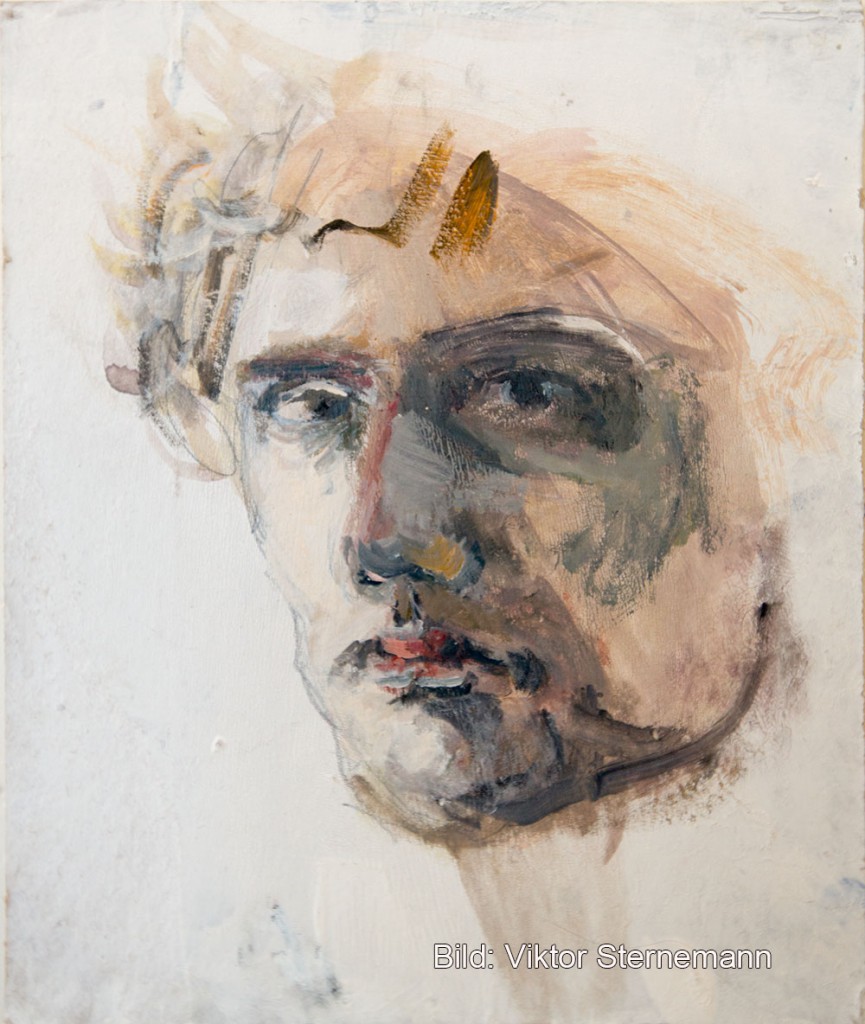 Ausstellung in der Oesterholzstraße 103 mit Arbeiten von Susanne Schütz und Viktor Sternemann. Selbstportraits von Sternemann
