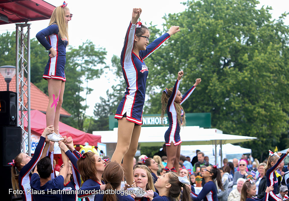 Hoeschpark international 2015 - Ten Years After. Cheerleadergruppe des Dortmund Giants Footballvereins