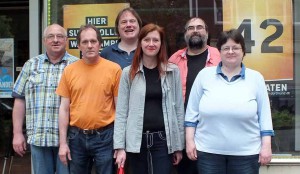 Der neu gewählte Vorstand der Dortmunder Piraten.