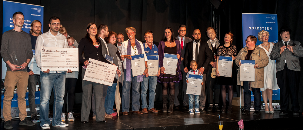 Nordstadt 2014: Gruppenbild der Preisträger und Macher. Foto: Emelie Wendt