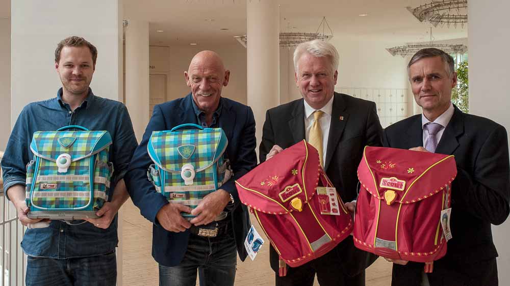 Moritz Tasche, Joe Bausch, Ulli Sierau und Manfred Hagedorn stellten das Projekt vor. Foto: Emelie Wendt