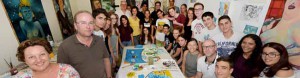25 Jugendliche aus Dortmund und der israelischen Stadt Azur haben in Atelier „Inicio“ kreativ gearbeitet.
