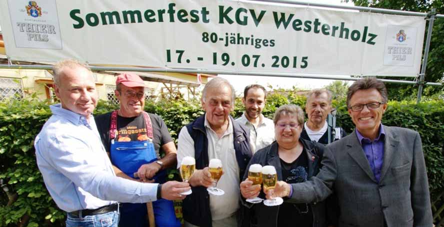 Die Mitglieder und Unterstützer des KGV Westerholt laden zum Festwochenende ein.