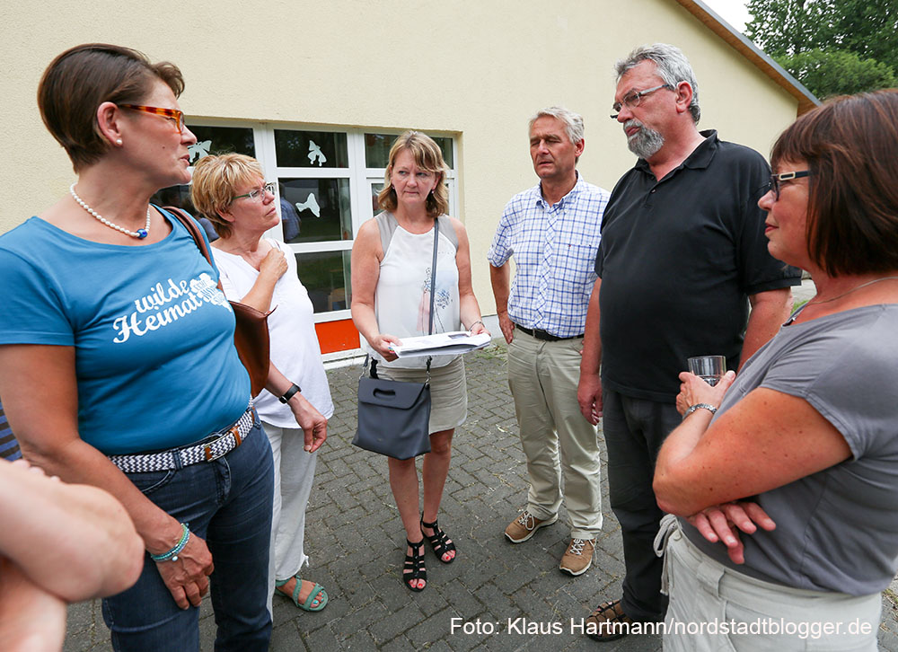 SPD-Fraktionsmitglieder im FABIDO-Betriebsausschuss erörtern Erweiterungsmöglichkeiten bei bestehenden Kindertagesstätten in Nordstadt. Stollenstraße