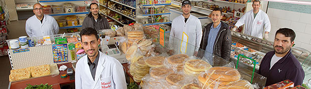 Der Mazid Markt in der Westhoffstraße. Foto: Dietmar Wäsche