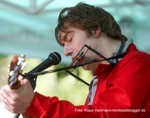 Auftakt Musik.Kultur.Picknick 2015 am Nordmarkt mit Tommy Finke und Pele Caster. Tommy Finke