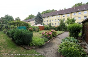 2. Nordwärts-Wanderung durch das Nordmarkt-Viertel. Innehof des THS-Karrees