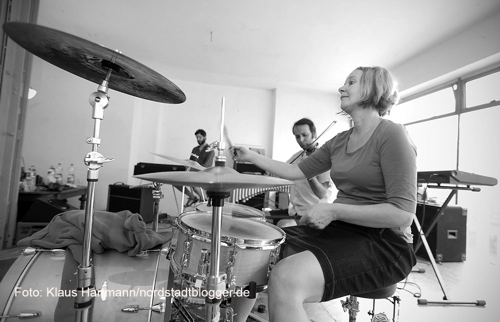 Probe des Tanz- und Theaterprojektes Sugar-Snap-Paradise