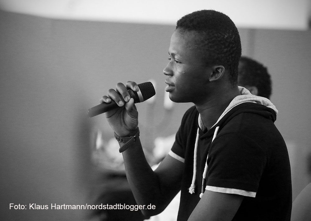 Probe des Tanz- und Theaterprojektes Sugar-Snap-Paradise
