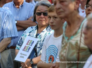 Gedenken an den Jahrestag des Atombomben-Abwurfes auf Japan vor siebzig Jahren