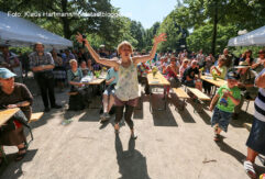 Zweite Ausgabe der Veranstaltungsreihe Musik.Kultur.Picknick 2015 auf dem Nordmarkt mit Lena Danai und The Day