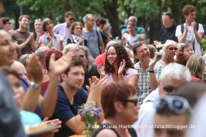 Dritte Ausgabe von Musik, Kultur, Picknick mit Revolving Compass und Ritalin Ray auf dem Nordmarkt. Im Bild: Ritalin Ray