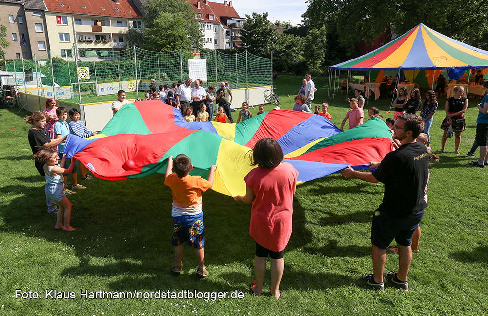Sommerfest auf dem Spielplatz Westerbleichstraße