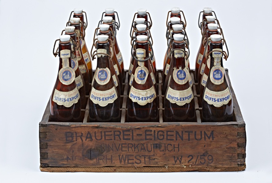 Stifts-Export, Bierkasten mit Flaschen, Verein zur Förderung der Heimatpflege e.V. Hörde, Foto: Jürgen Spiler