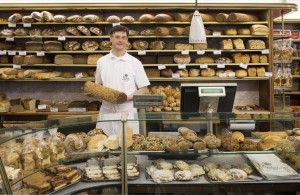 Traditionsbetrieb Bäckerei Fischer am Rathaus, Dortmund, seit 1848, Foto: Stefan Grey, 2014