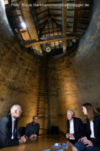 Tag des offenen Denkmals. Handwerk, Technik, Industrie, am 13. September 2015. Im Wasserbehälter des Wasserturms am Heiligen Weg