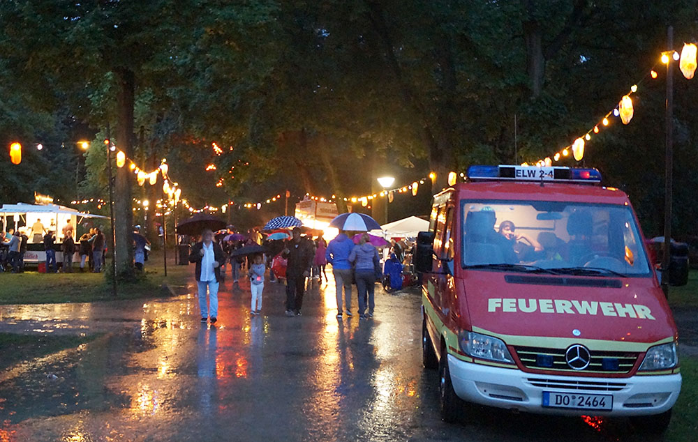 Lichterfest im Fredenbaum. Foto: Leonie Krzistetzko