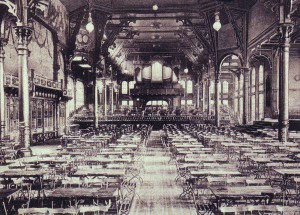 Großer Saal im 1889 enstandenen Saalbau. Sammlung Winter